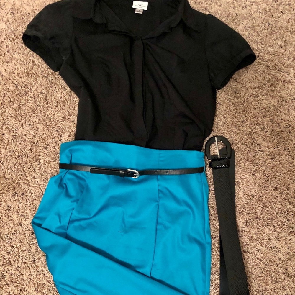 Blouse and skirt
